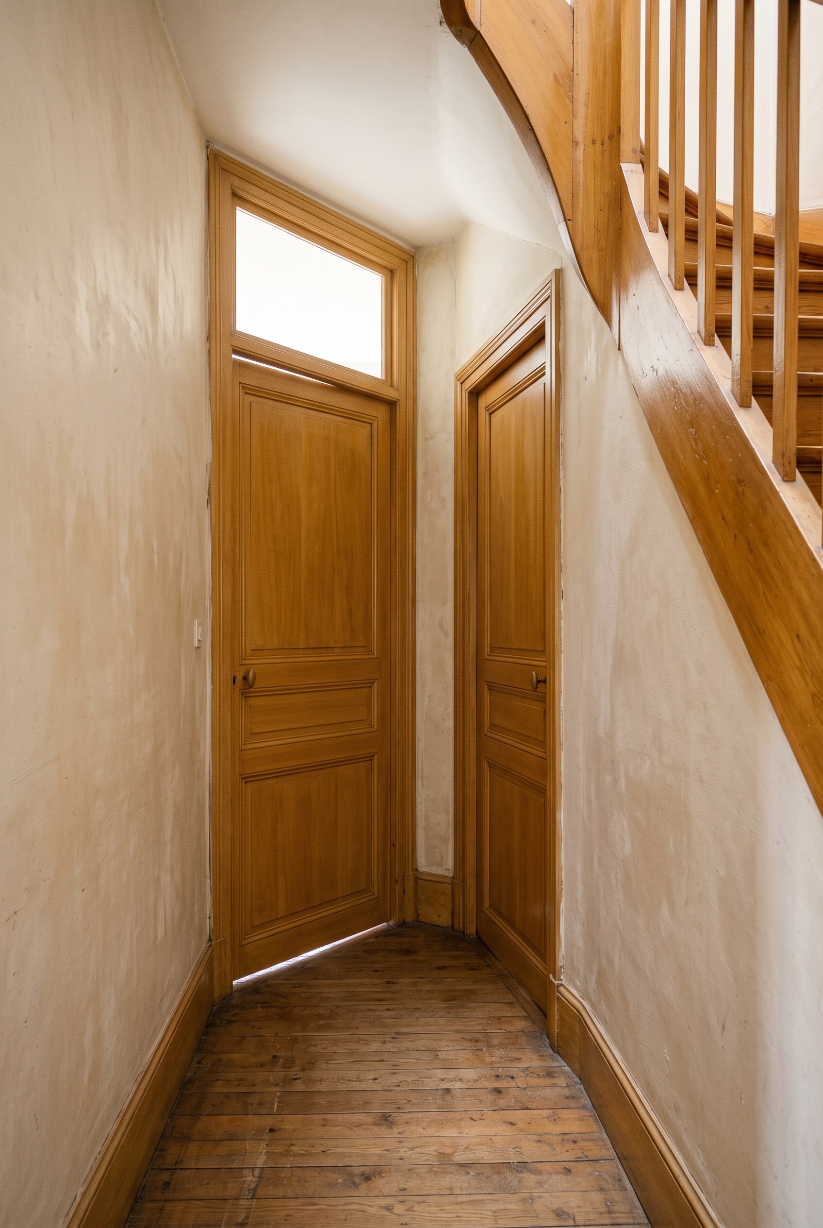 domogenie-genie-evolutif-distribution-plan Palier de distribution étroit dans une maison de rangée, contrainte de plan que la domogenie relève au titre du Génie ÉVOLUTIF
